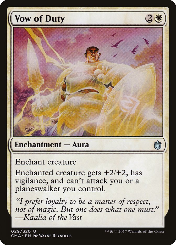 Vow of Duty [Commander Anthology] | Exor Games Truro