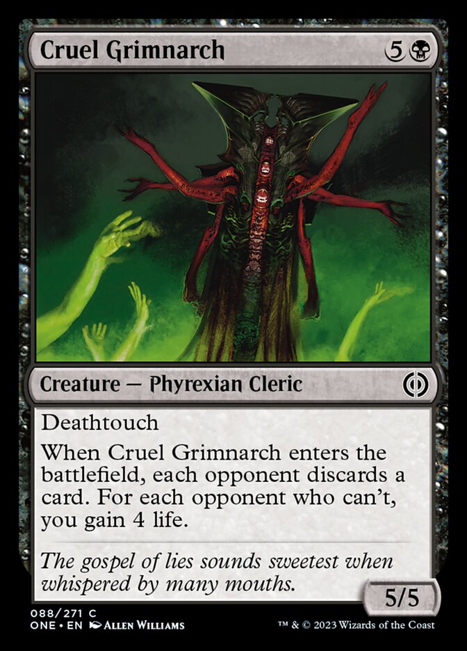 Cruel Grimnarch [Phyrexia: All Will Be One] | Exor Games Truro