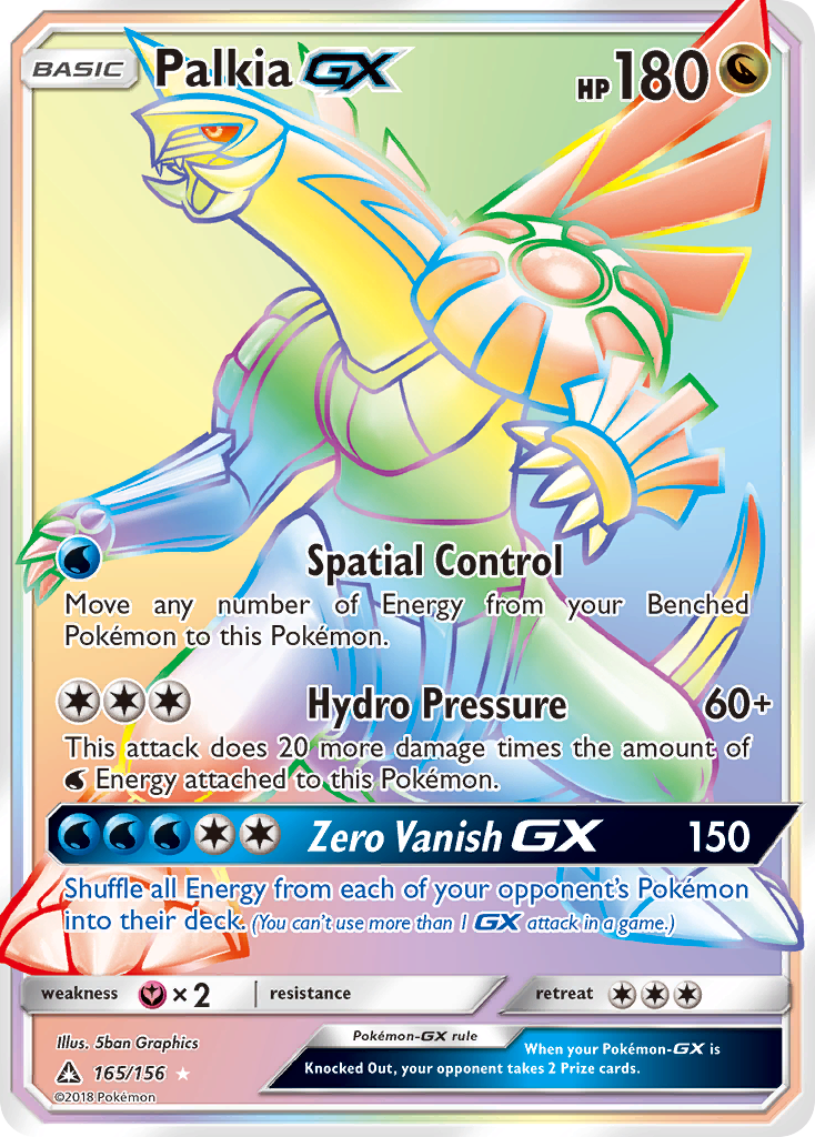 Palkia GX (165/156) [Sun & Moon: Ultra Prism] | Exor Games Truro