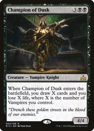 Champion of Dusk [Rivals of Ixalan] | Exor Games Truro