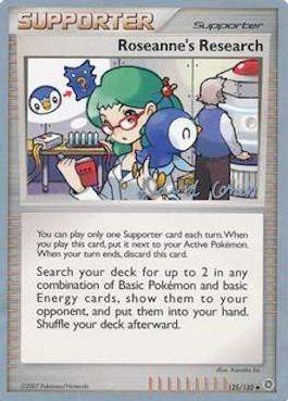 Roseanne's Research (125/132) (Stallgon - David Cohen) [World Championships 2009] | Exor Games Truro