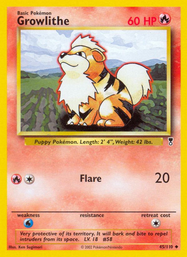 Growlithe (45/110) [Legendary Collection] | Exor Games Truro