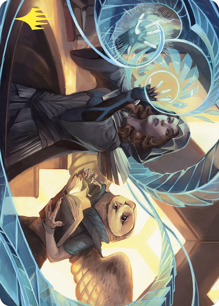 Personal Tutor Art Card (Gold-Stamped) [Commander Masters Art Series] | Exor Games Truro