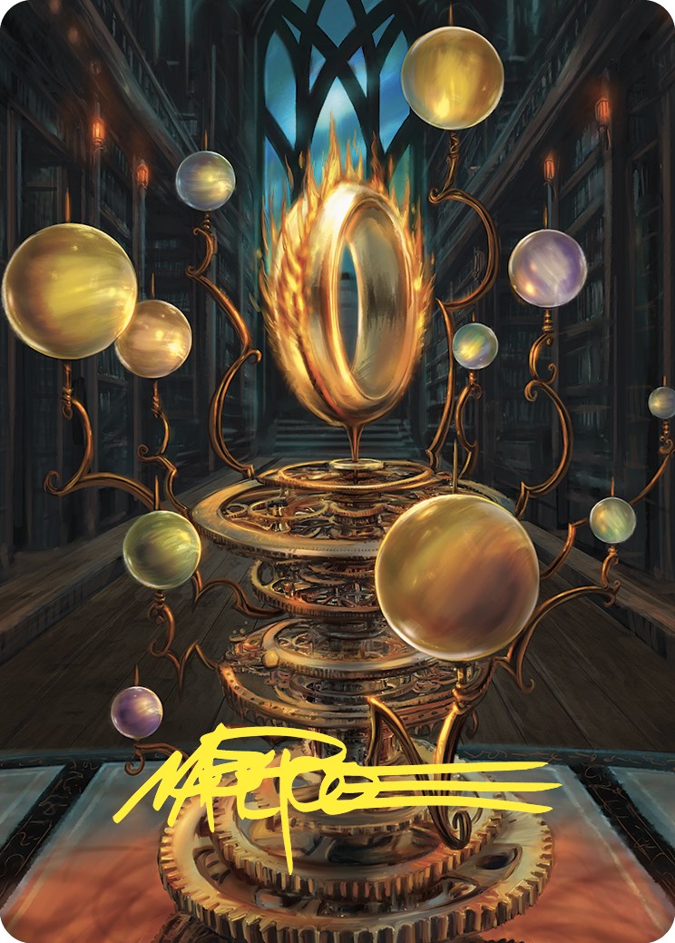 Sol Ring Art Card (Gold-Stamped Signature) [Commander Masters Art Series] | Exor Games Truro