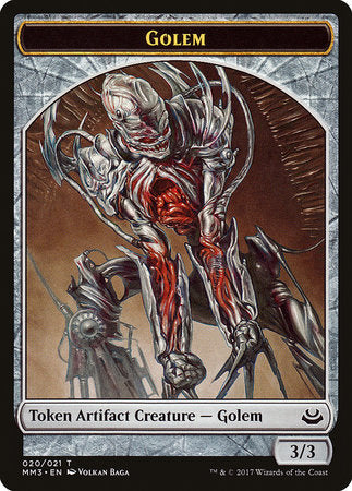 Golem Token [Modern Masters 2017 Tokens] | Exor Games Truro