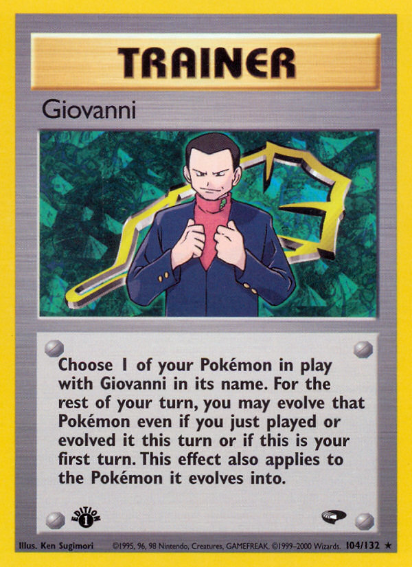 Giovanni (104/132) [Gym Challenge 1st Edition] | Exor Games Truro