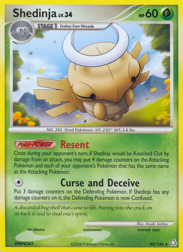 Shedinja (40/146) [Diamond & Pearl: Legends Awakened] | Exor Games Truro