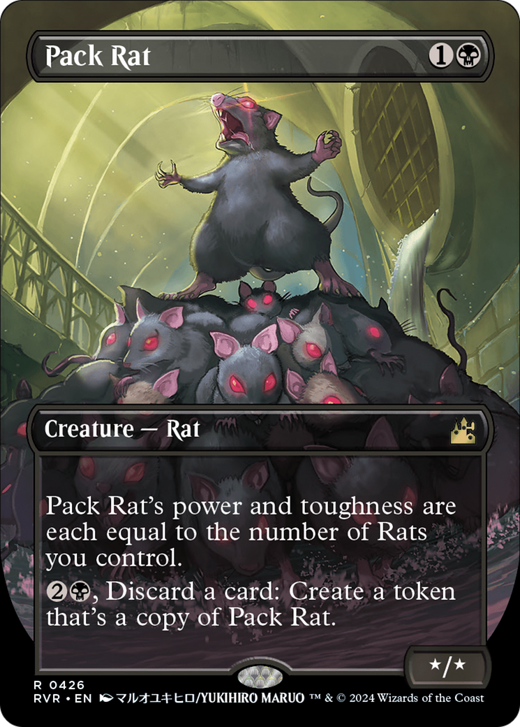 Pack Rat (Anime Borderless) [Ravnica Remastered] | Exor Games Truro