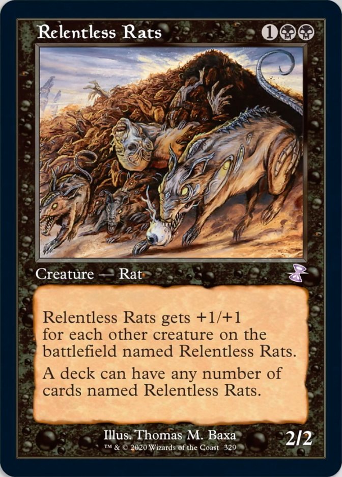 Relentless Rats (Timeshifted) [Time Spiral Remastered] | Exor Games Truro