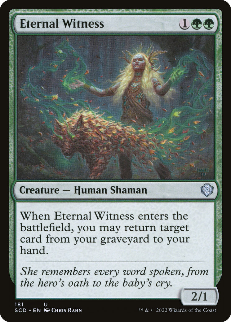 Eternal Witness [Starter Commander Decks] | Exor Games Truro