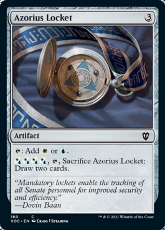 Azorius Locket [Innistrad: Crimson Vow Commander] | Exor Games Truro