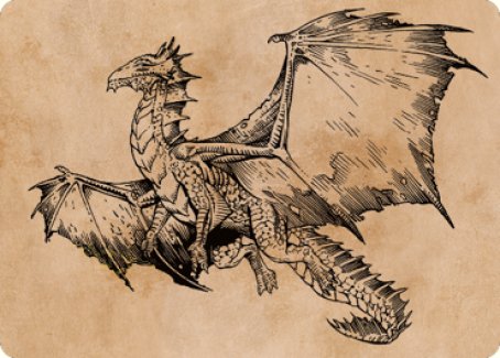 Ancient Bronze Dragon Art Card (58) [Commander Legends: Battle for Baldur's Gate Art Series] | Exor Games Truro