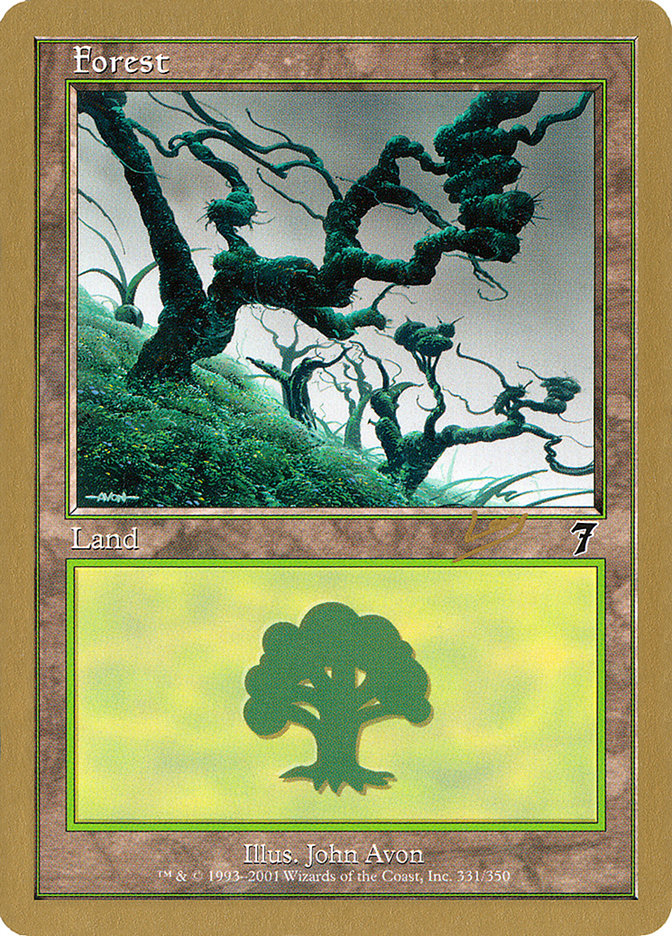 Forest (rl331) (Raphael Levy) [World Championship Decks 2002] | Exor Games Truro