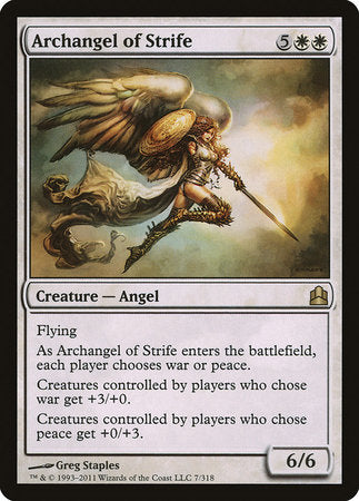 Archangel of Strife [Commander 2011] | Exor Games Truro