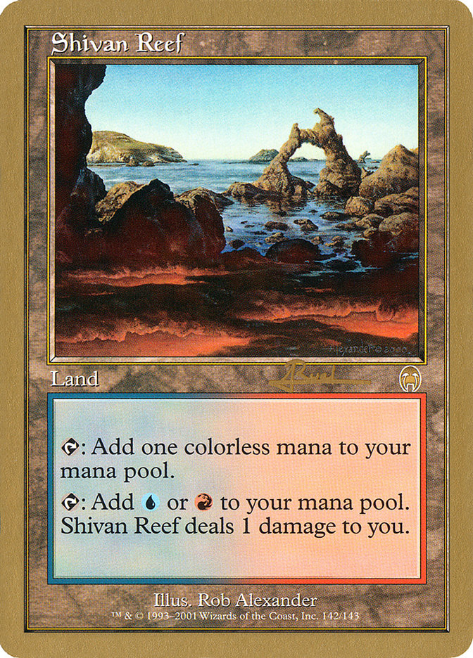 Shivan Reef (Antoine Ruel) [World Championship Decks 2001] | Exor Games Truro