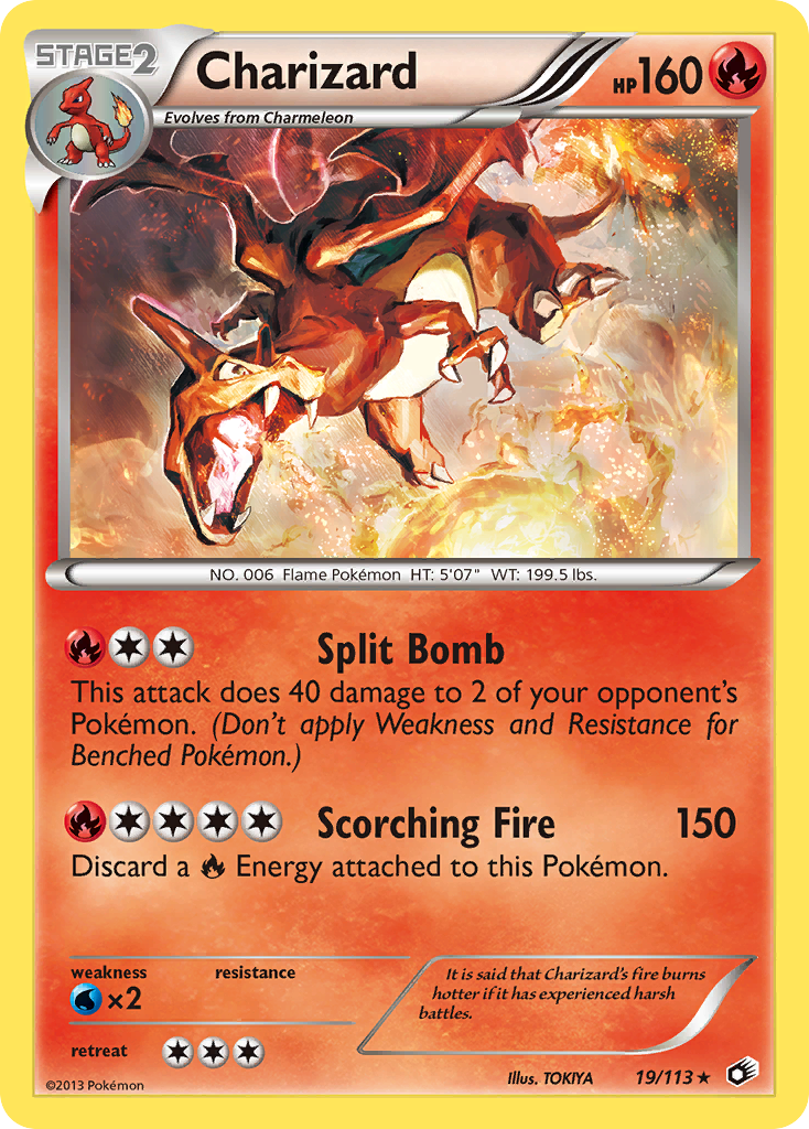 Charizard (19/113) [Black & White: Legendary Treasures] | Exor Games Truro