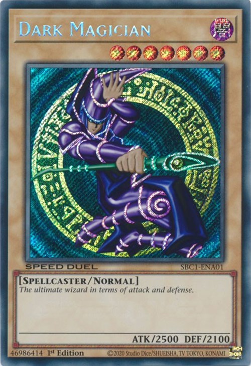 Dark Magician [SBC1-ENA01] Secret Rare | Exor Games Truro