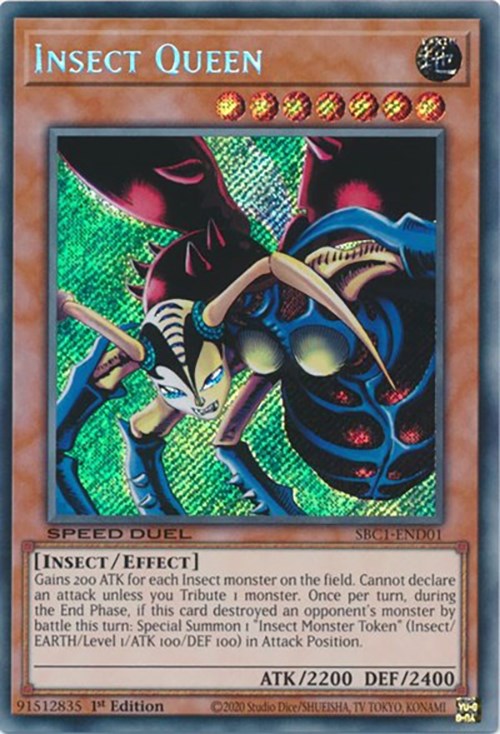 Insect Queen [SBC1-END01] Secret Rare | Exor Games Truro