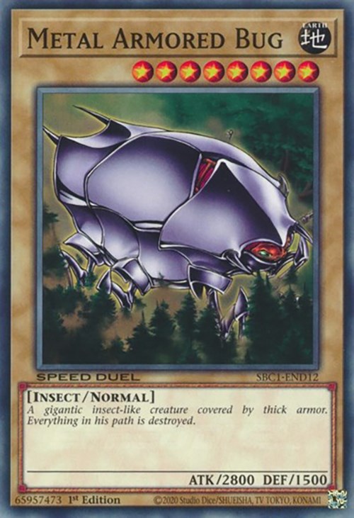 Metal Armored Bug [SBC1-END12] Common | Exor Games Truro