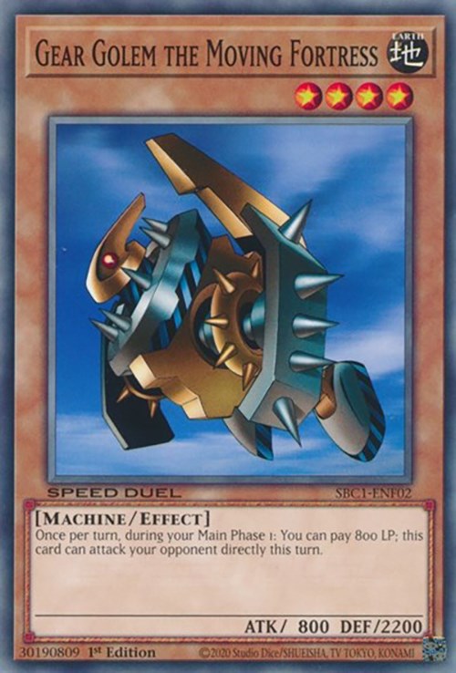 Gear Golem the Moving Fortress [SBC1-ENF02] Common | Exor Games Truro
