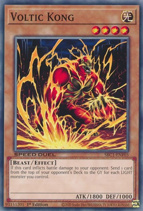 Voltic Kong [SBC1-ENF03] Common | Exor Games Truro