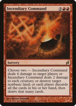 Incendiary Command [Lorwyn] | Exor Games Truro