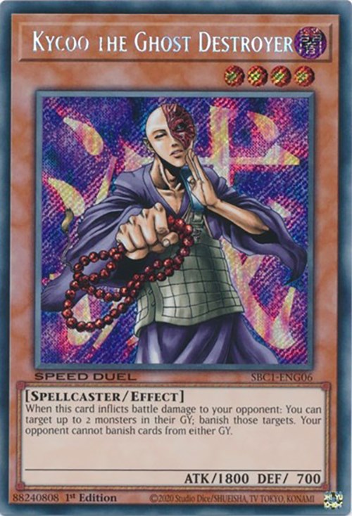 Kycoo the Ghost Destroyer [SBC1-ENG06] Secret Rare | Exor Games Truro