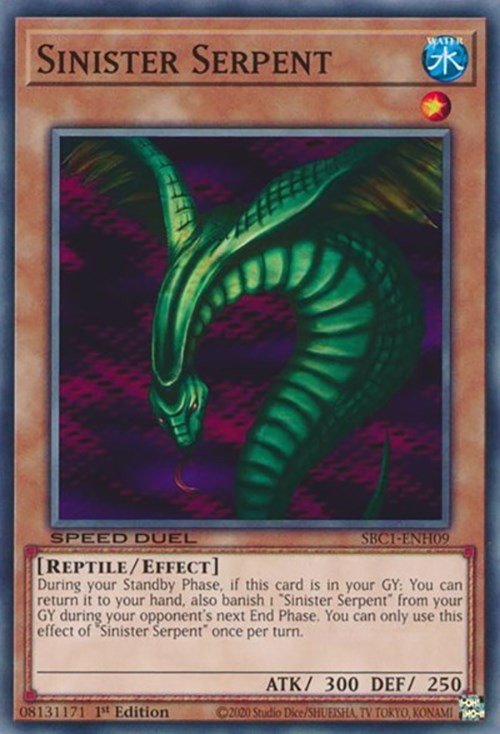 Sinister Serpent [SBC1-ENH09] Common | Exor Games Truro