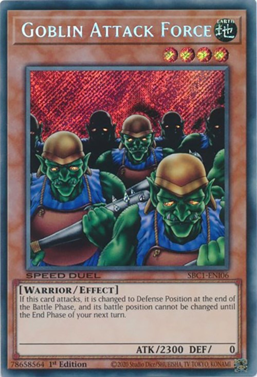 Goblin Attack Force [SBC1-ENI06] Secret Rare | Exor Games Truro