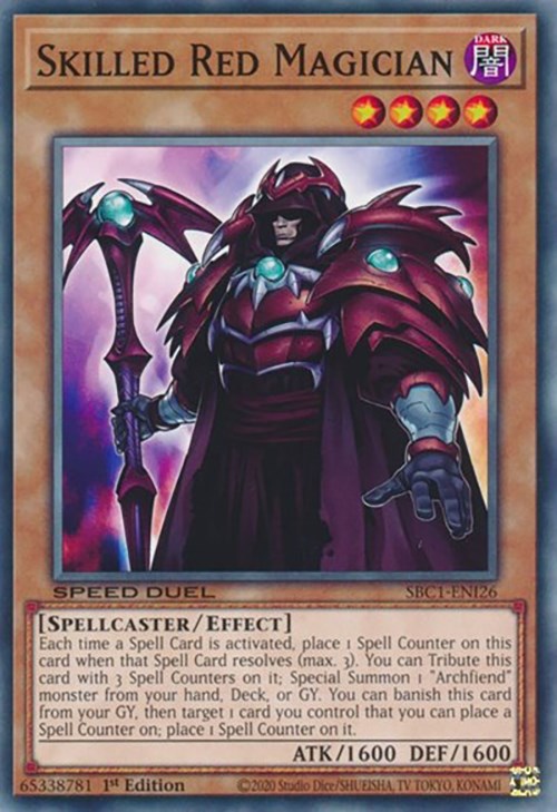 Skilled Red Magician [SBC1-ENI26] Common | Exor Games Truro