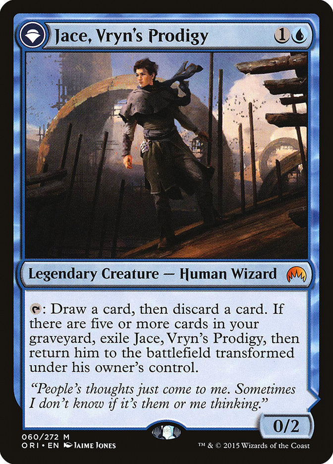 Jace, Vryn's Prodigy // Jace, Telepath Unbound [Magic Origins] | Exor Games Truro