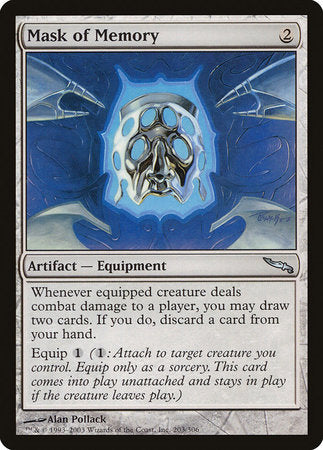 Mask of Memory [Mirrodin] | Exor Games Truro