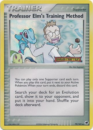 Professor Elm's Training Method (79/101) (Stamped) [EX: Dragon Frontiers] | Exor Games Truro