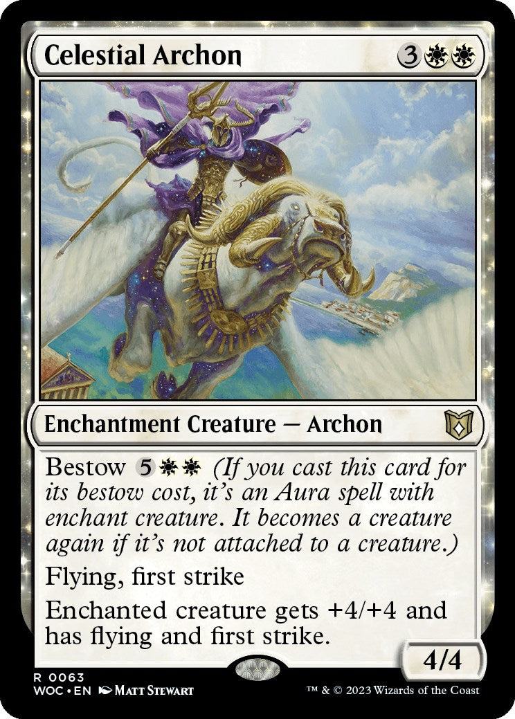 Celestial Archon [Wilds of Eldraine Commander] | Exor Games Truro