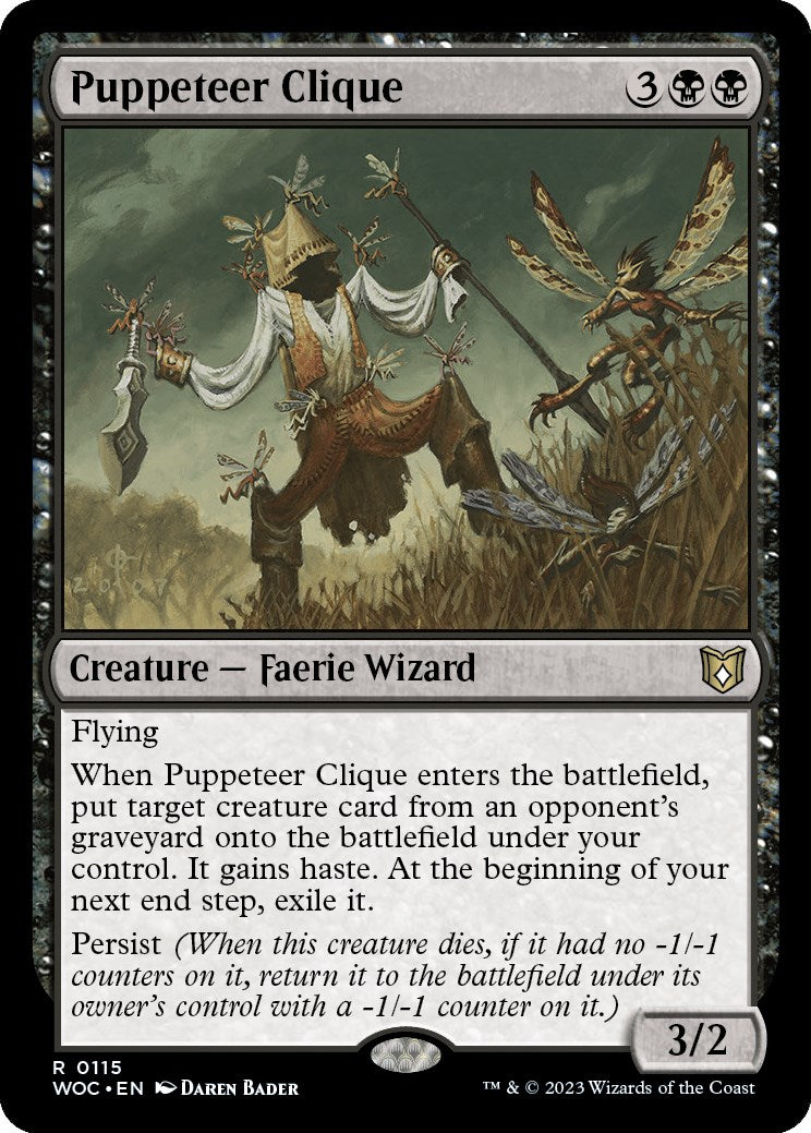 Puppeteer Clique [Wilds of Eldraine Commander] | Exor Games Truro