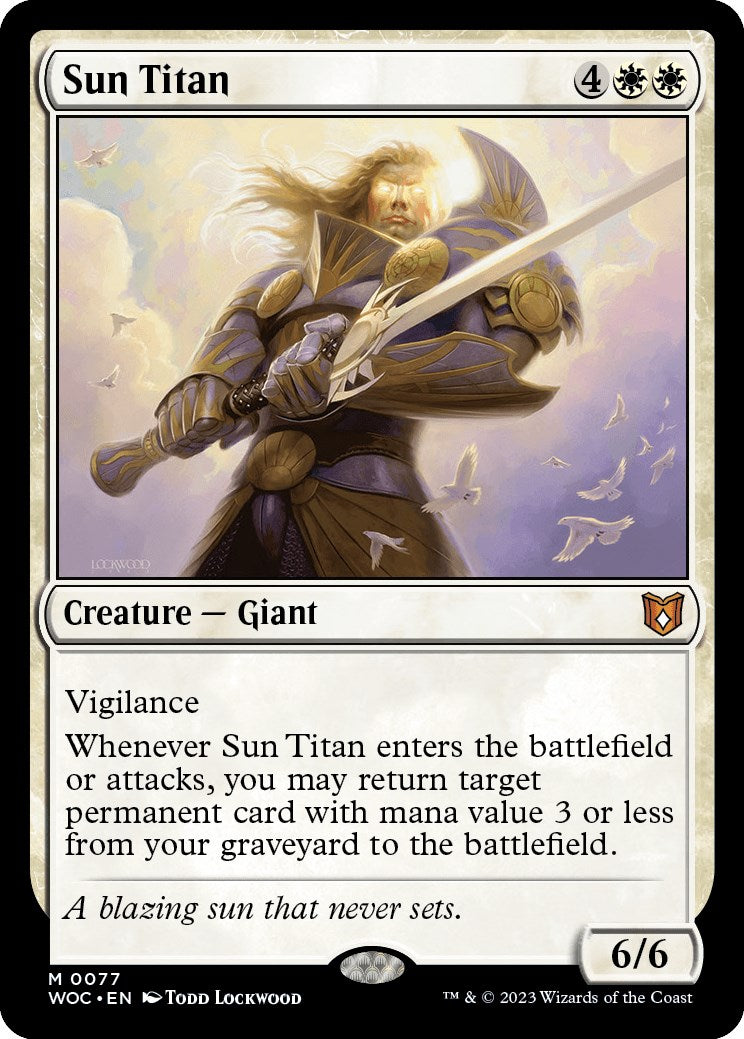 Sun Titan [Wilds of Eldraine Commander] | Exor Games Truro