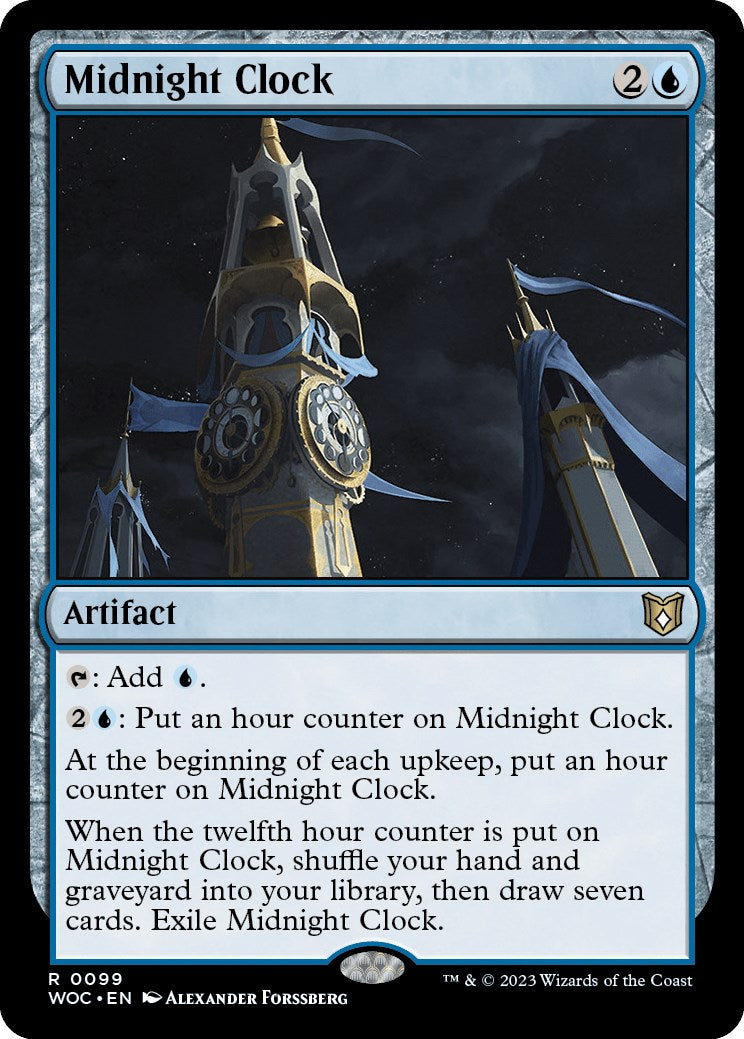 Midnight Clock [Wilds of Eldraine Commander] | Exor Games Truro