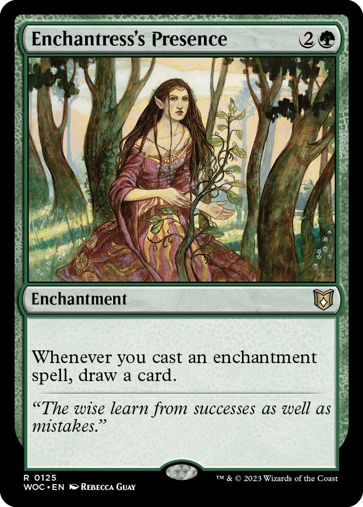 Enchantress's Presence [Wilds of Eldraine Commander] | Exor Games Truro