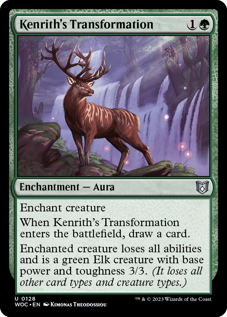 Kenrith's Transformation [Wilds of Eldraine Commander] | Exor Games Truro