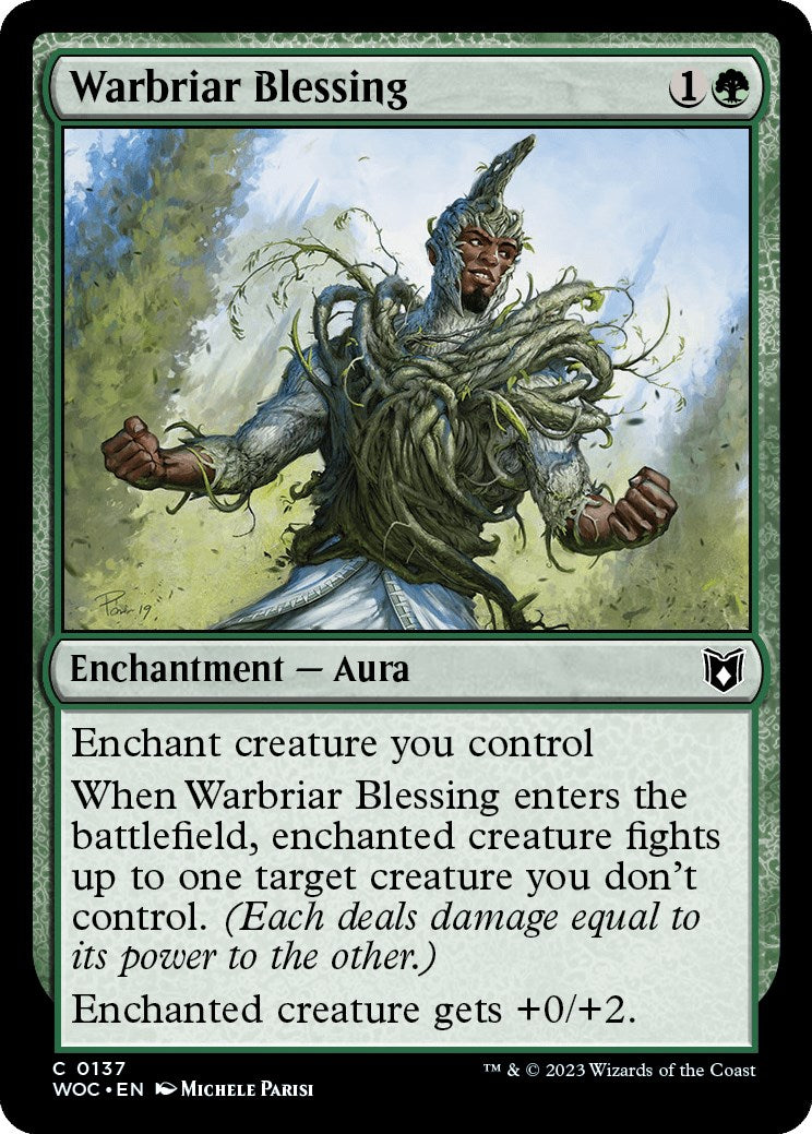 Warbriar Blessing [Wilds of Eldraine Commander] | Exor Games Truro