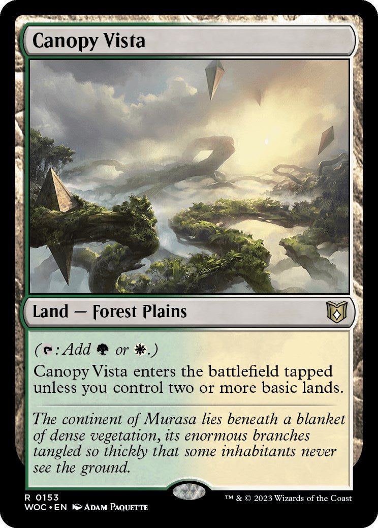 Canopy Vista [Wilds of Eldraine Commander] | Exor Games Truro