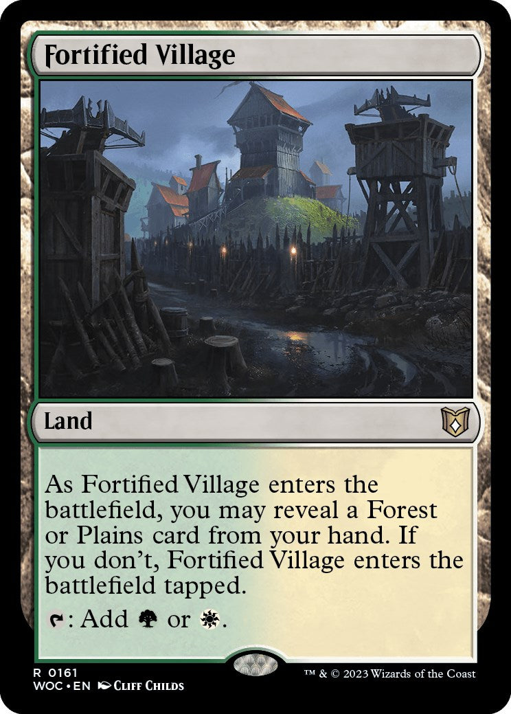 Fortified Village [Wilds of Eldraine Commander] | Exor Games Truro