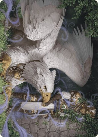Dutiful Griffin Art Card [Wilds of Eldraine Art Series] | Exor Games Truro