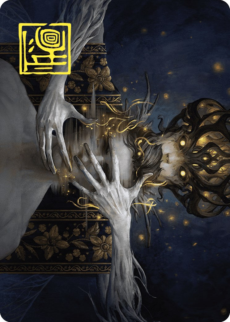 Ego Drain Art Card (Gold-Stamped Signature) [Wilds of Eldraine Art Series] | Exor Games Truro