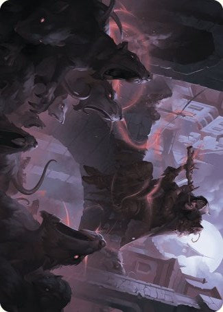 Gnawing Crescendo Art Card [Wilds of Eldraine Art Series] | Exor Games Truro