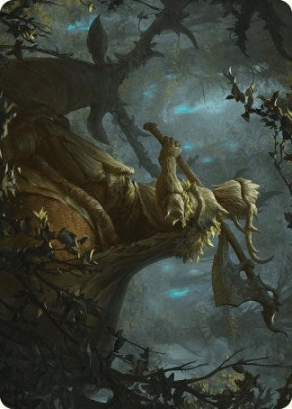 Verdant Outrider Art Card [Wilds of Eldraine Art Series] | Exor Games Truro