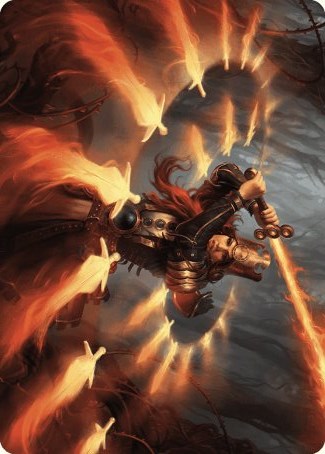 Heartflame Duelist Art Card [Wilds of Eldraine Art Series] | Exor Games Truro