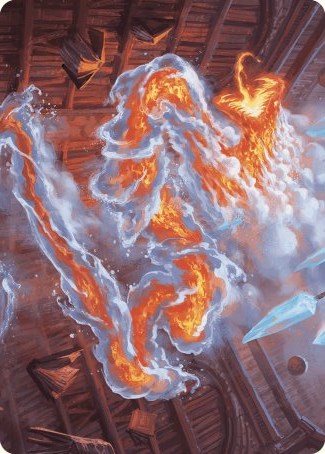 Scalding Viper Art Card [Wilds of Eldraine Art Series] | Exor Games Truro