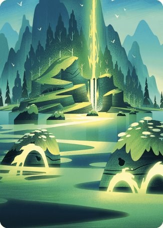 Leyline of Abundance Art Card [Wilds of Eldraine Art Series] | Exor Games Truro