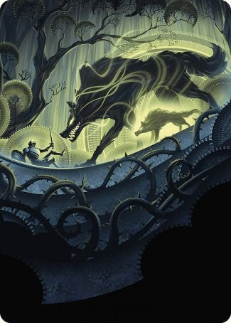 Unnatural Growth Art Card [Wilds of Eldraine Art Series] | Exor Games Truro
